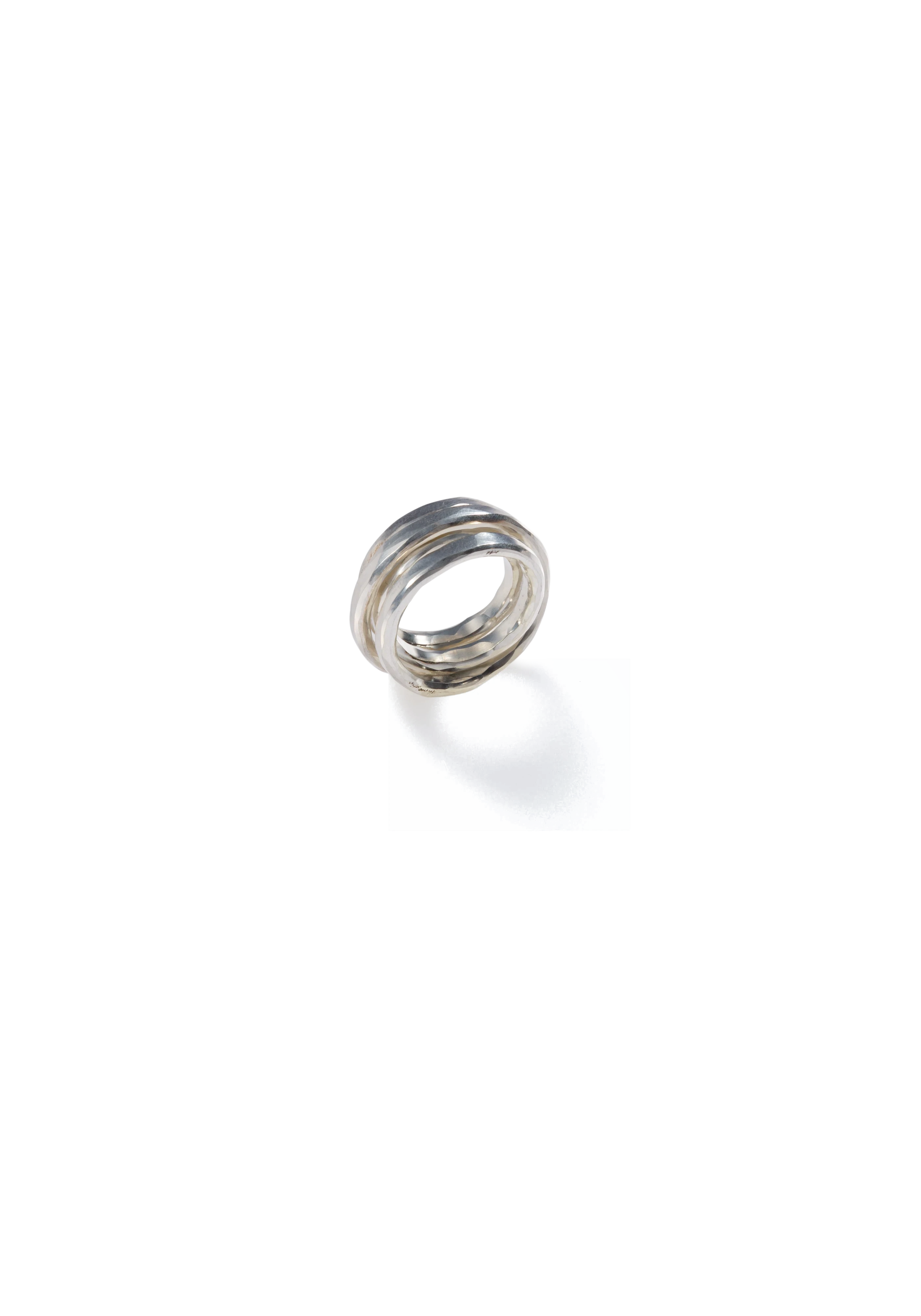 Wound Ring Hammered | | Horst Wanschura