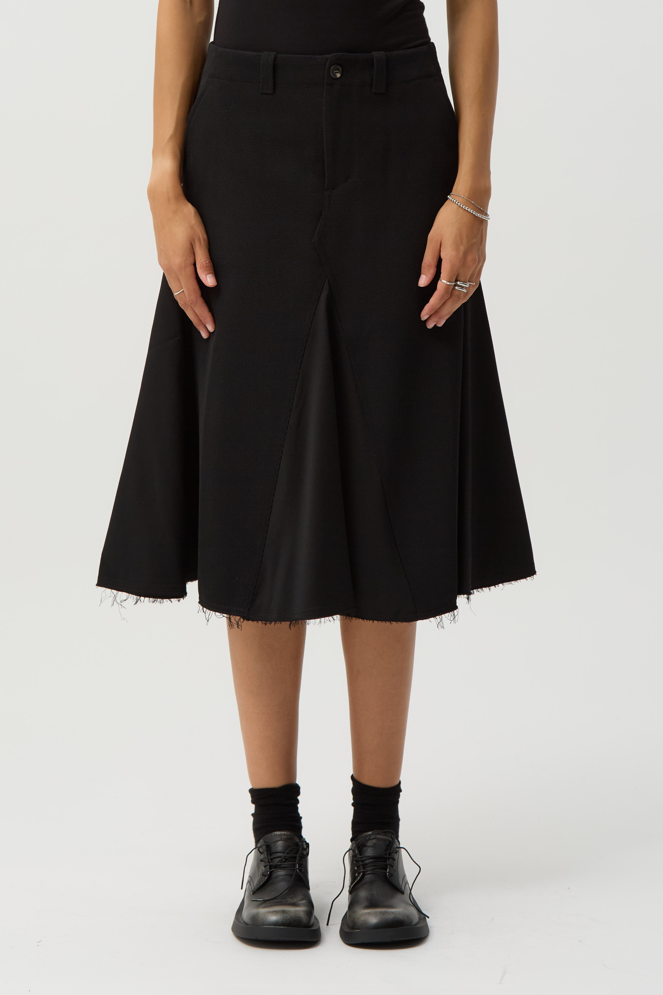 Pit Stop Black Rift Skirt