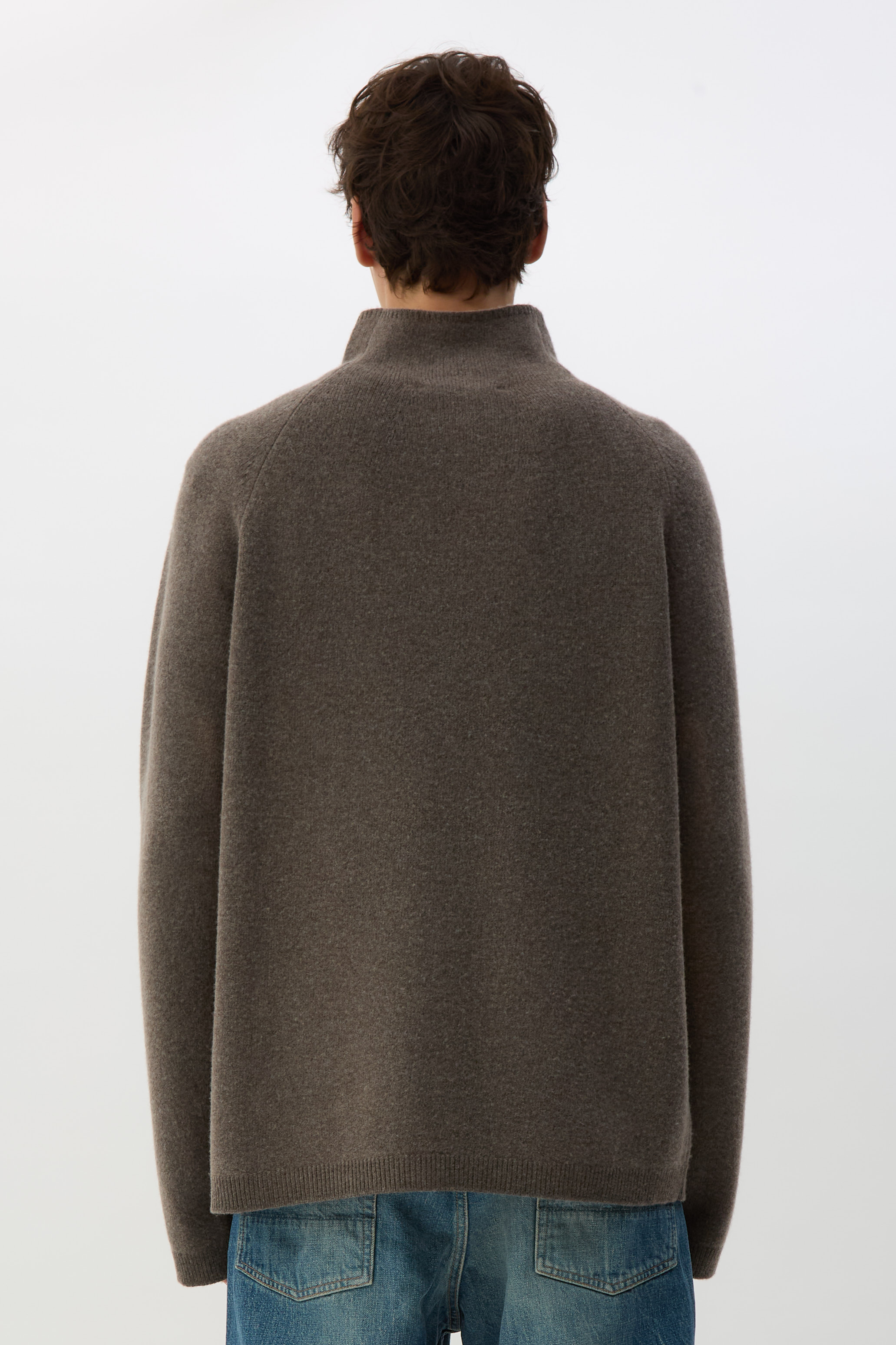 Mud Spray Dye Line Zip Cardigan
