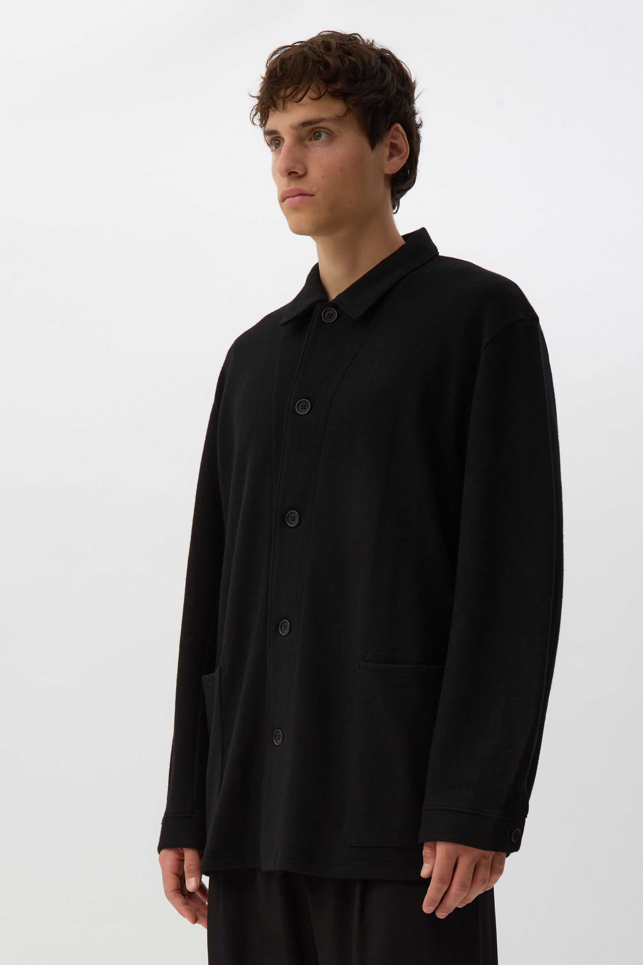 Black Shirt Jacket