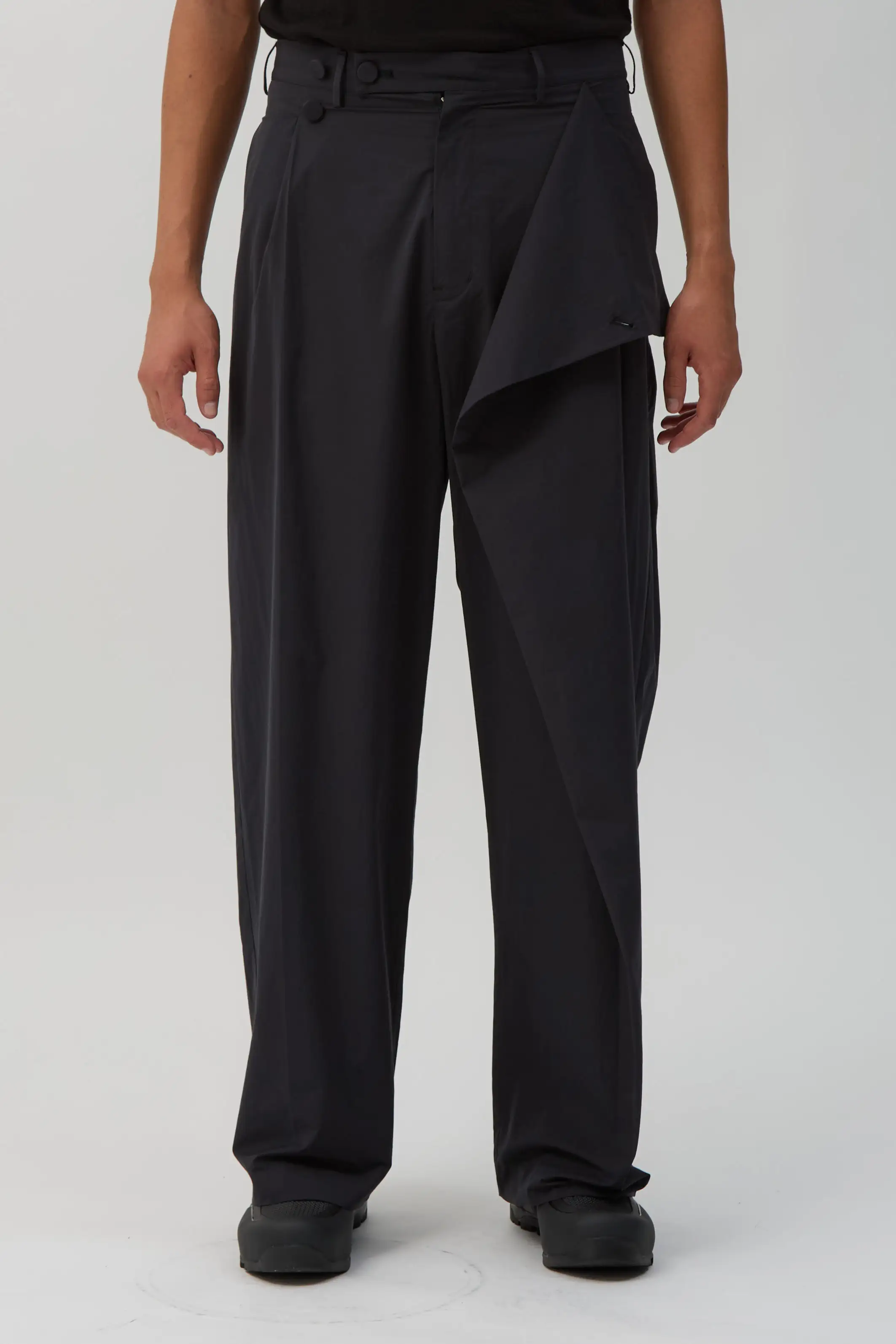 Pitch Black Kippel Wrap Trousers