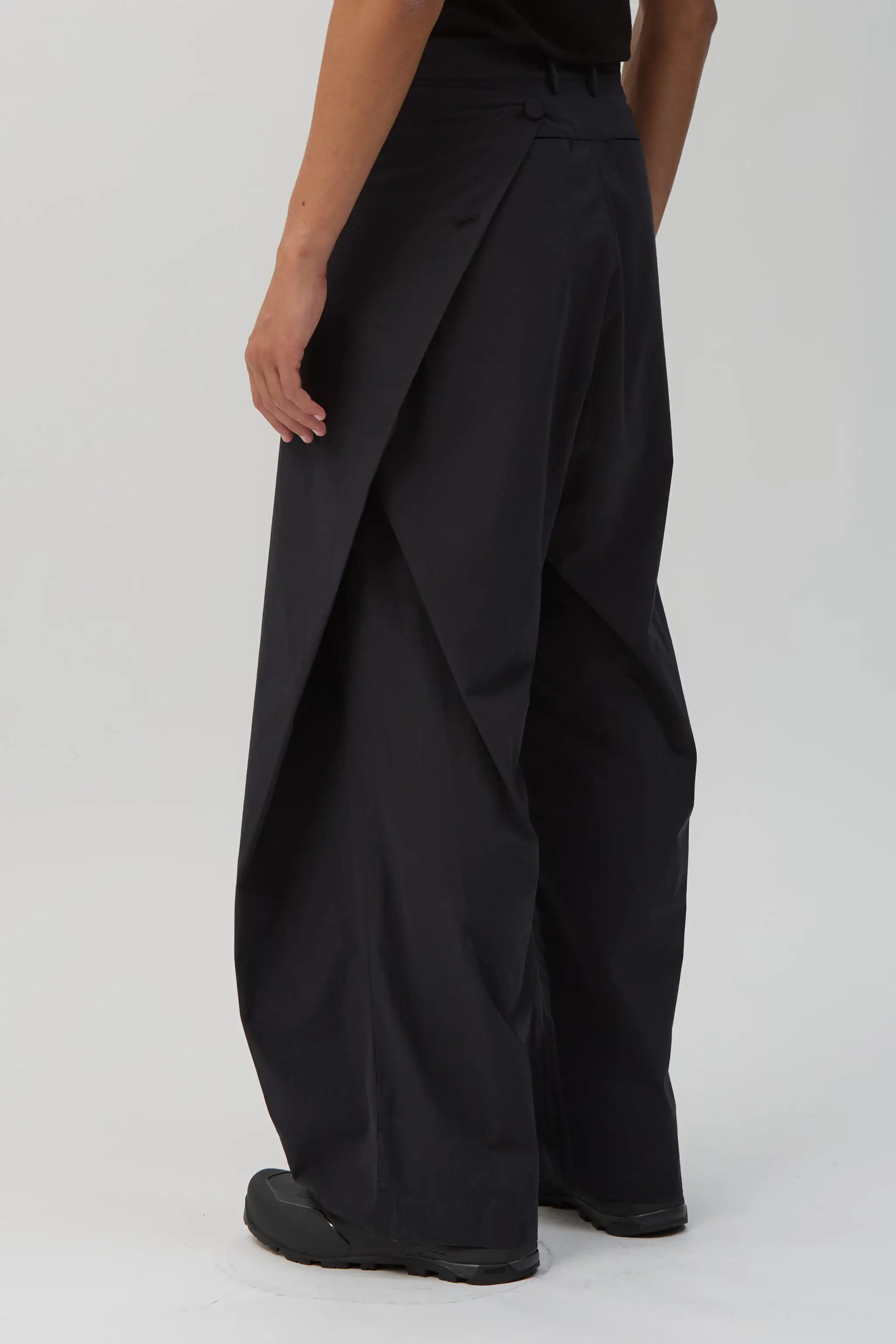 Pitch Black Kippel Wrap Trousers