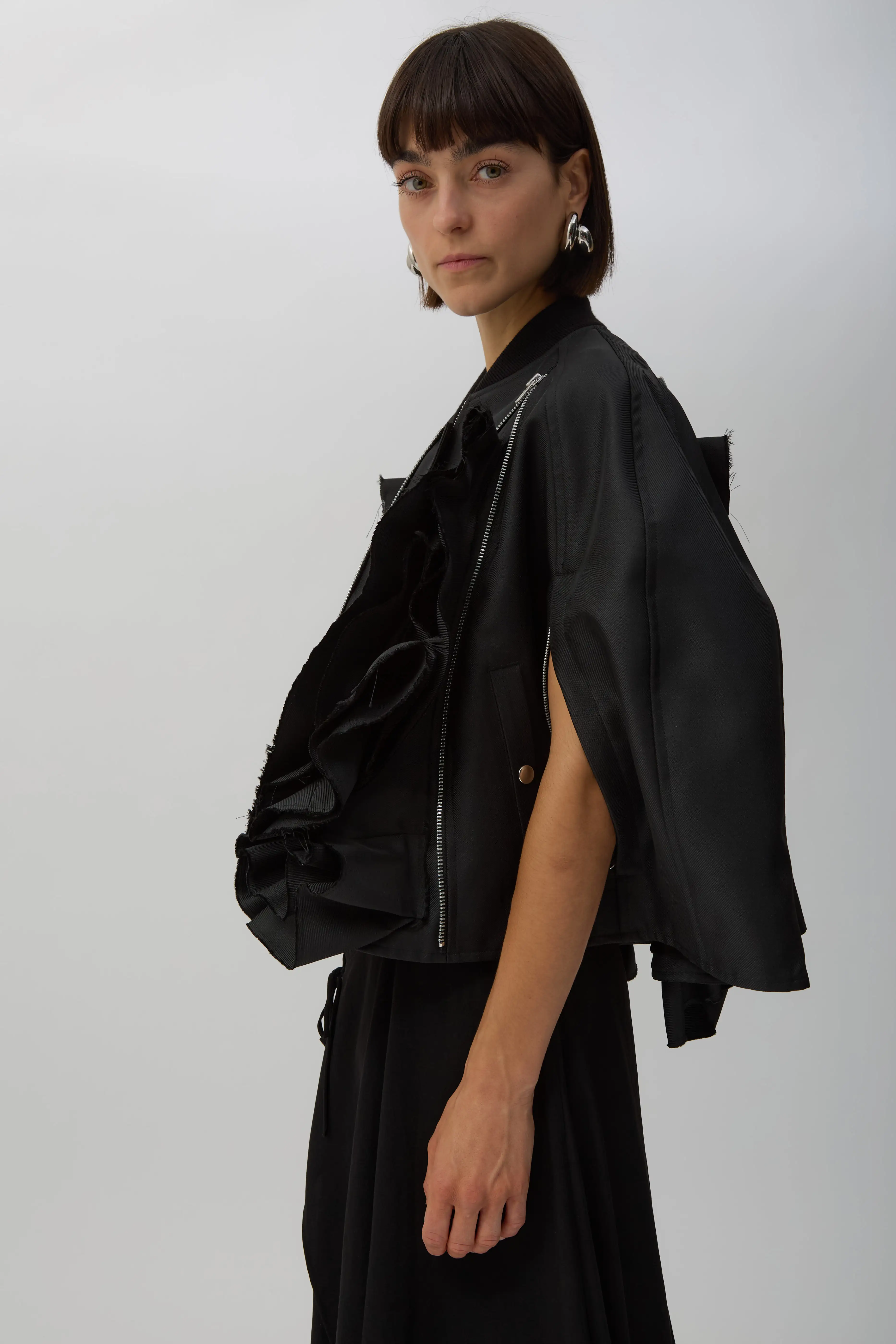Black Double Zip Jacket