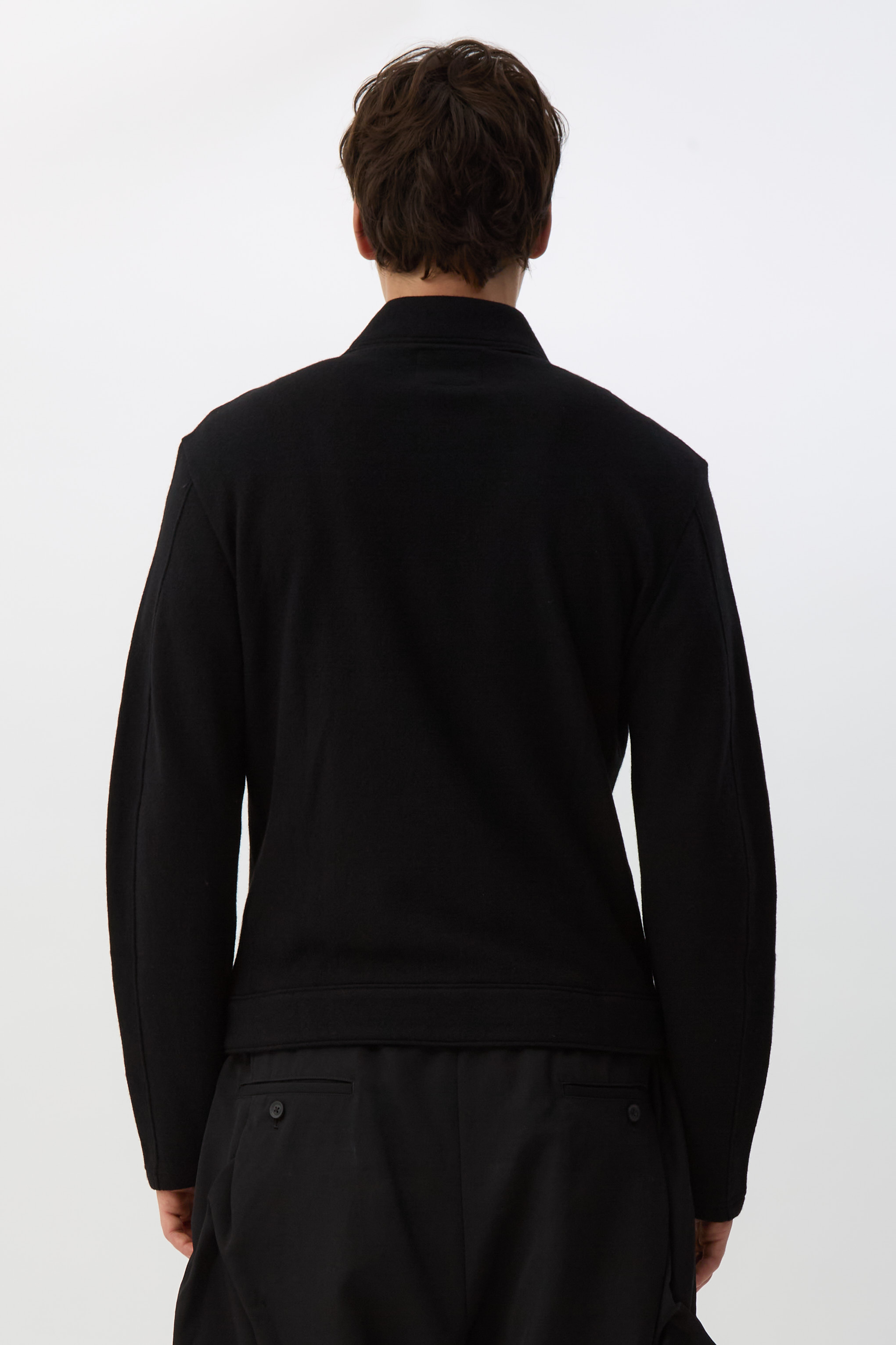 Black Zip Blouson