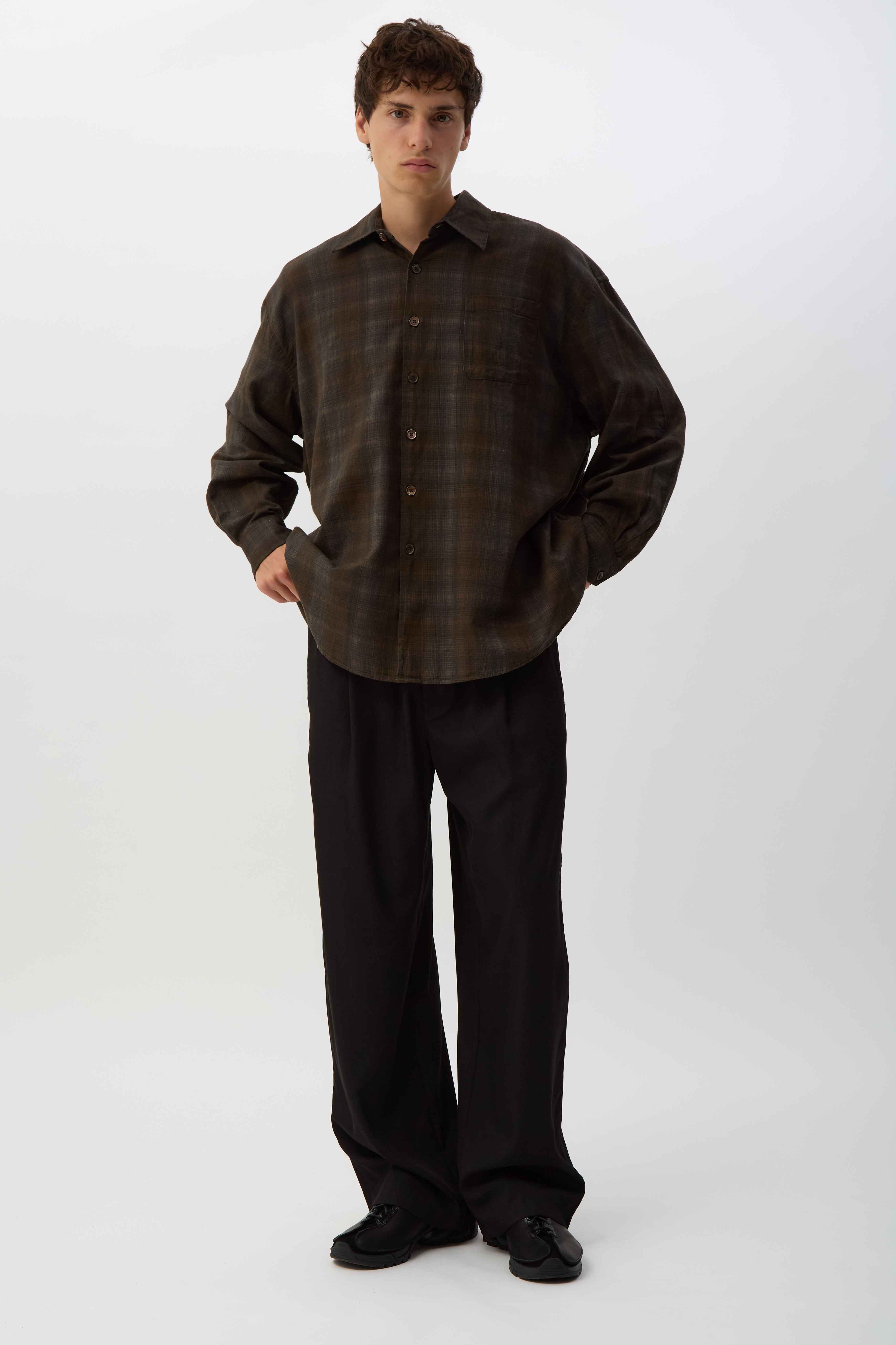 More Check Borrowed Shirt