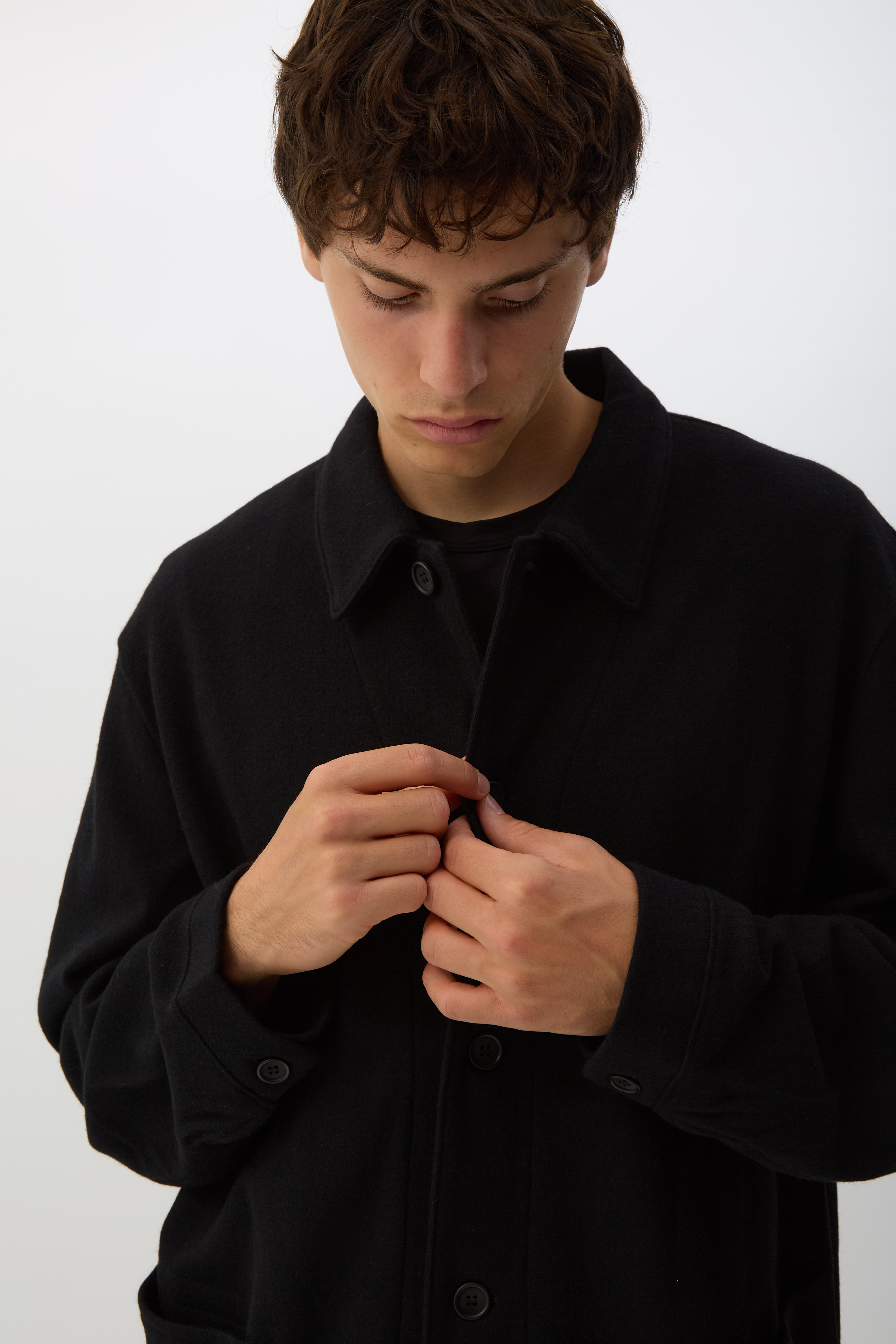 Black Shirt Jacket