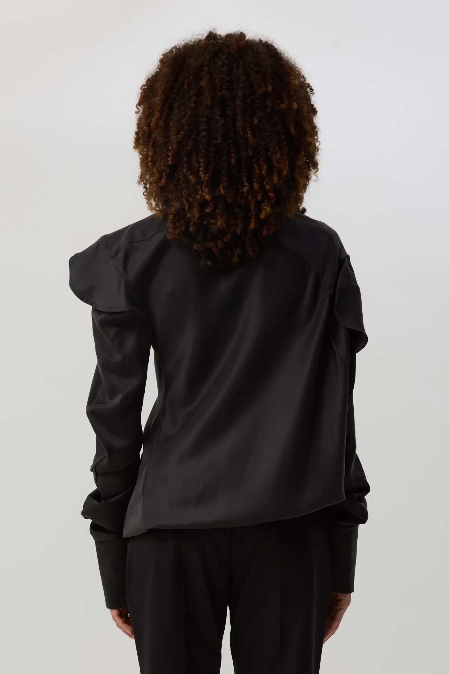 Sheen Black Evelyn Blouse