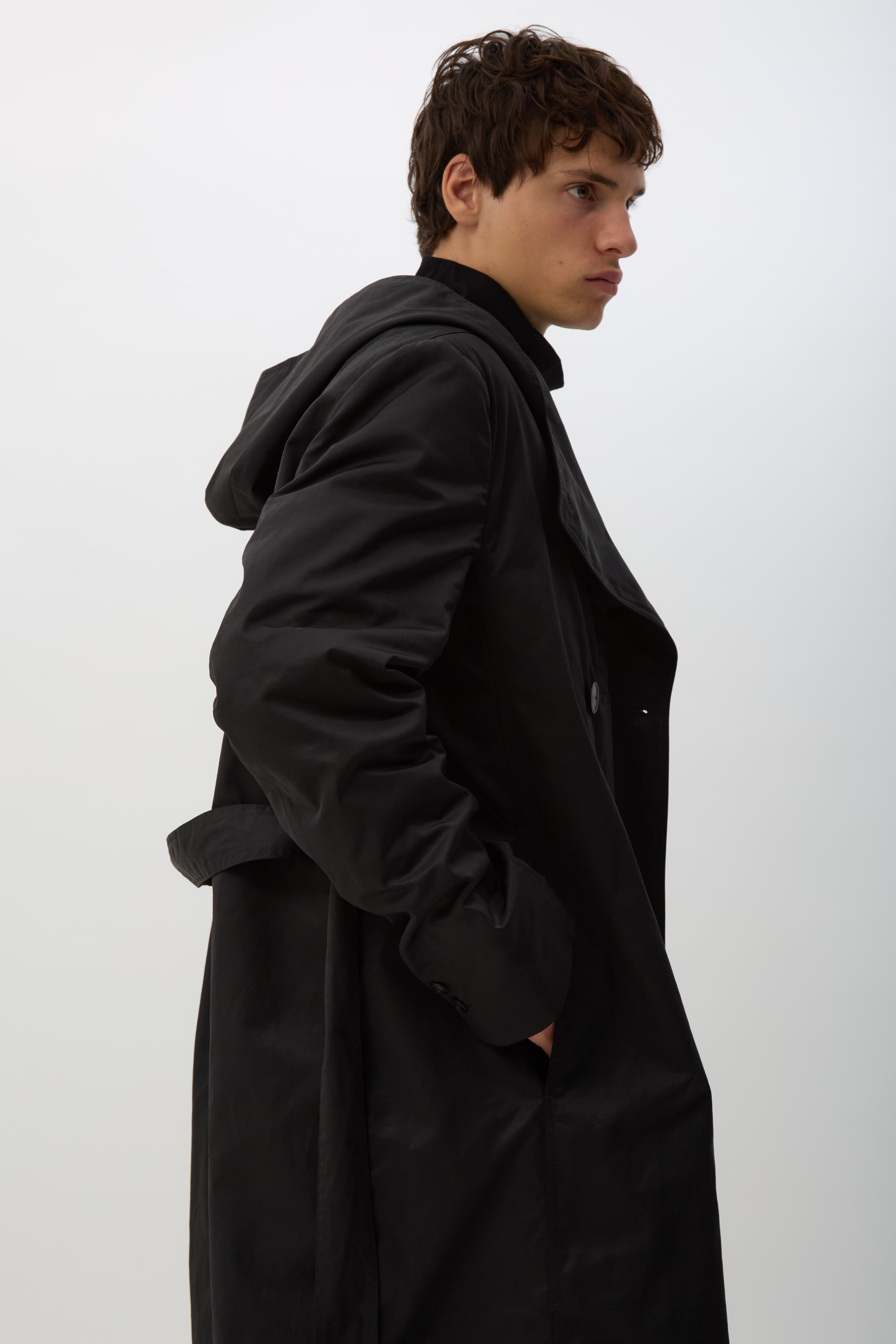 Black Mastodon Trench Coat