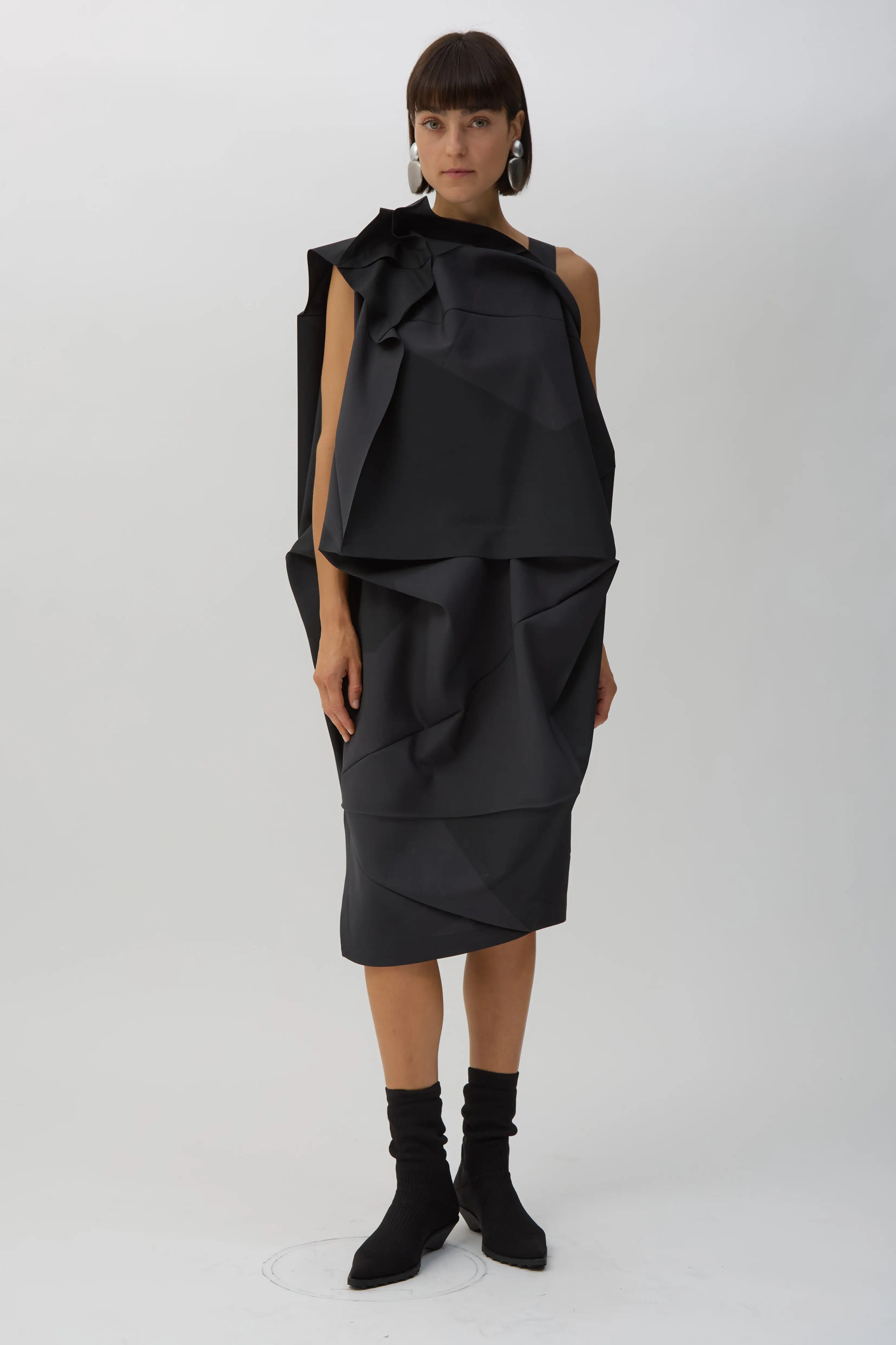 Gray No.17 Print Dress
