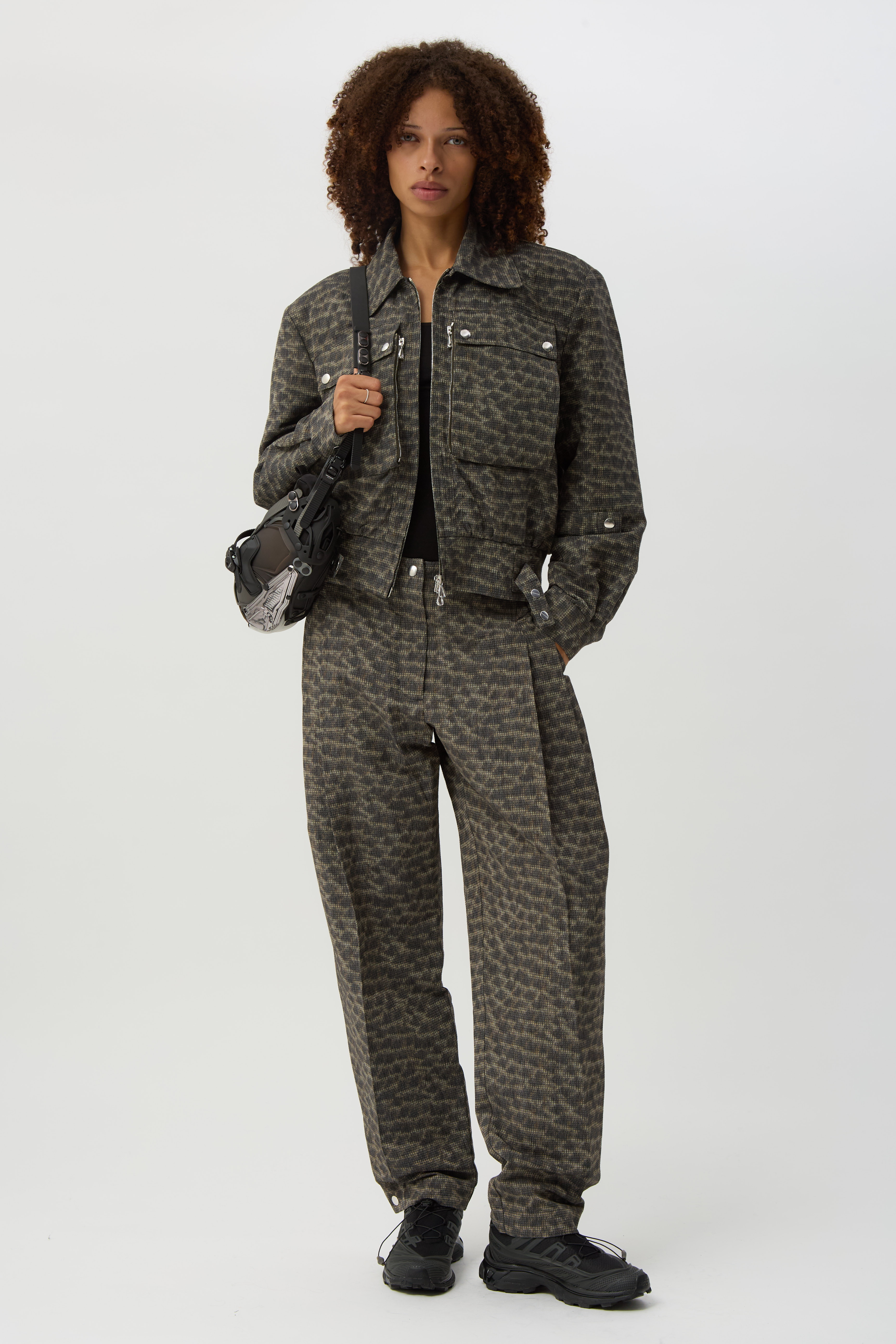 Feather Print Peregrine Trousers