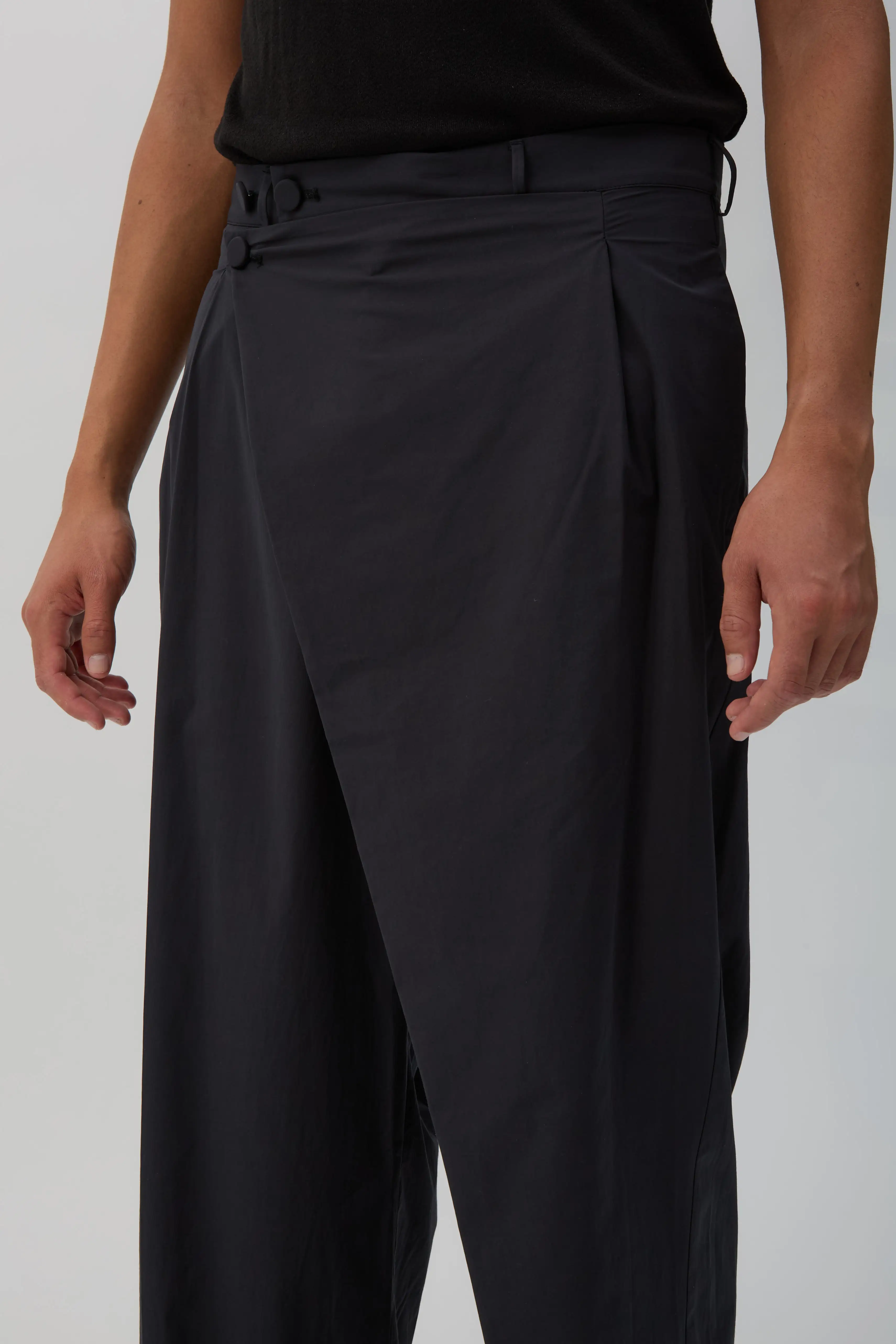 Pitch Black Kippel Wrap Trousers