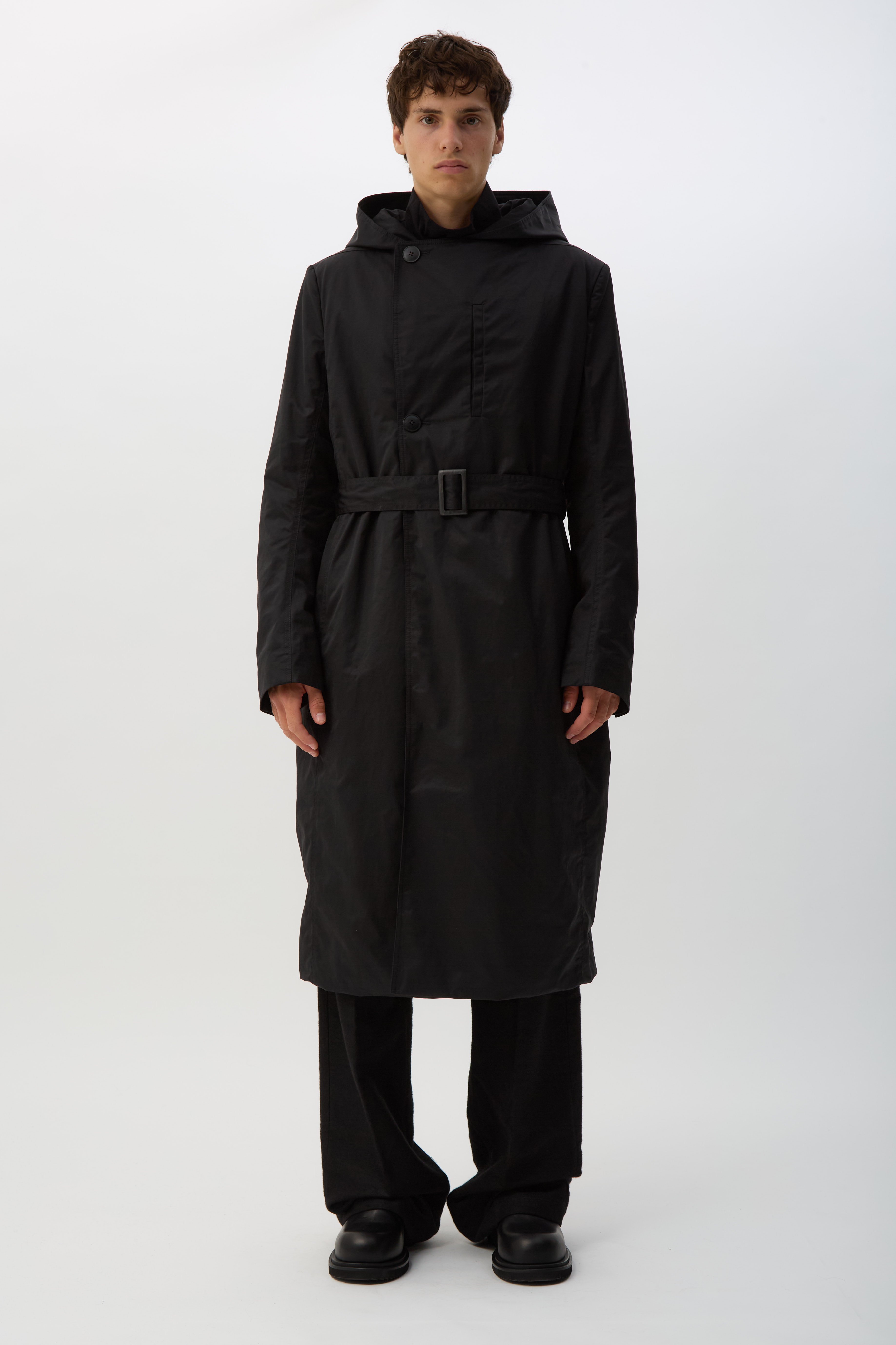 Black Mastodon Trench Coat