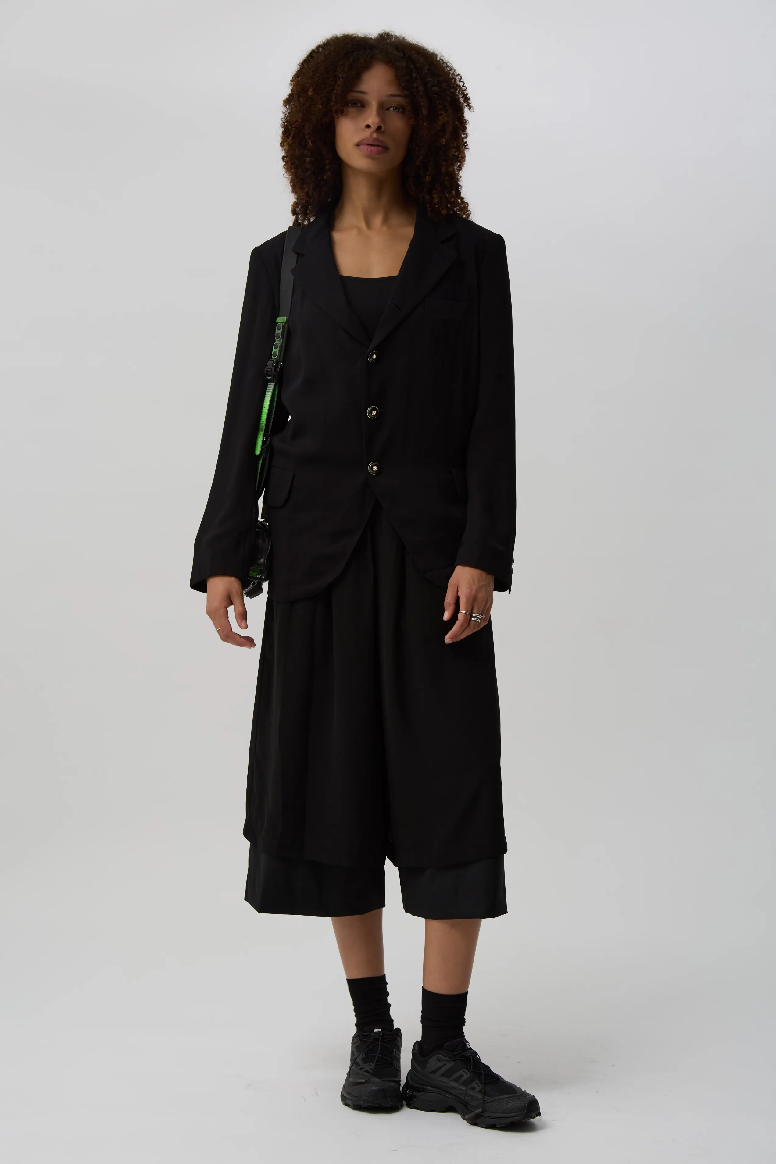 Black Classic Georgette Blazer