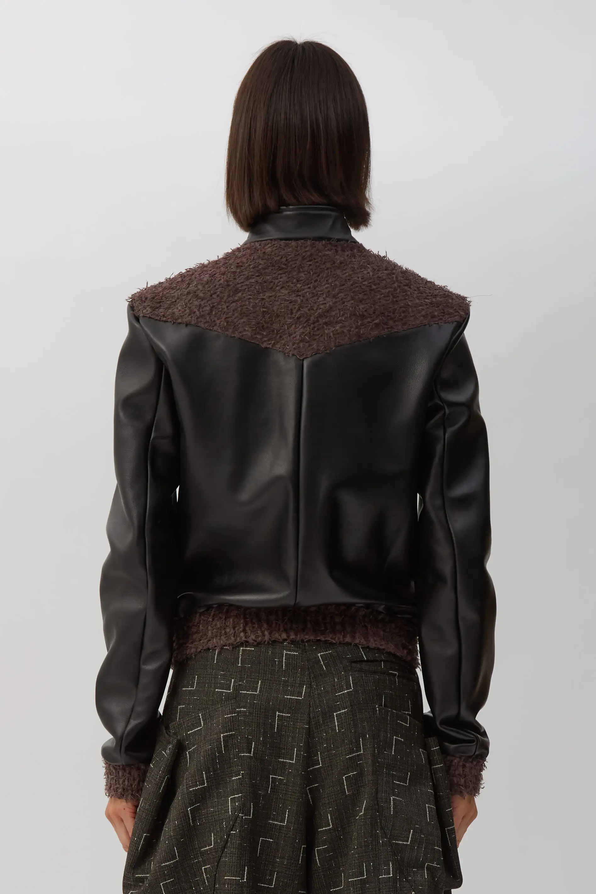 Oil Black Konrad Leather Jacket