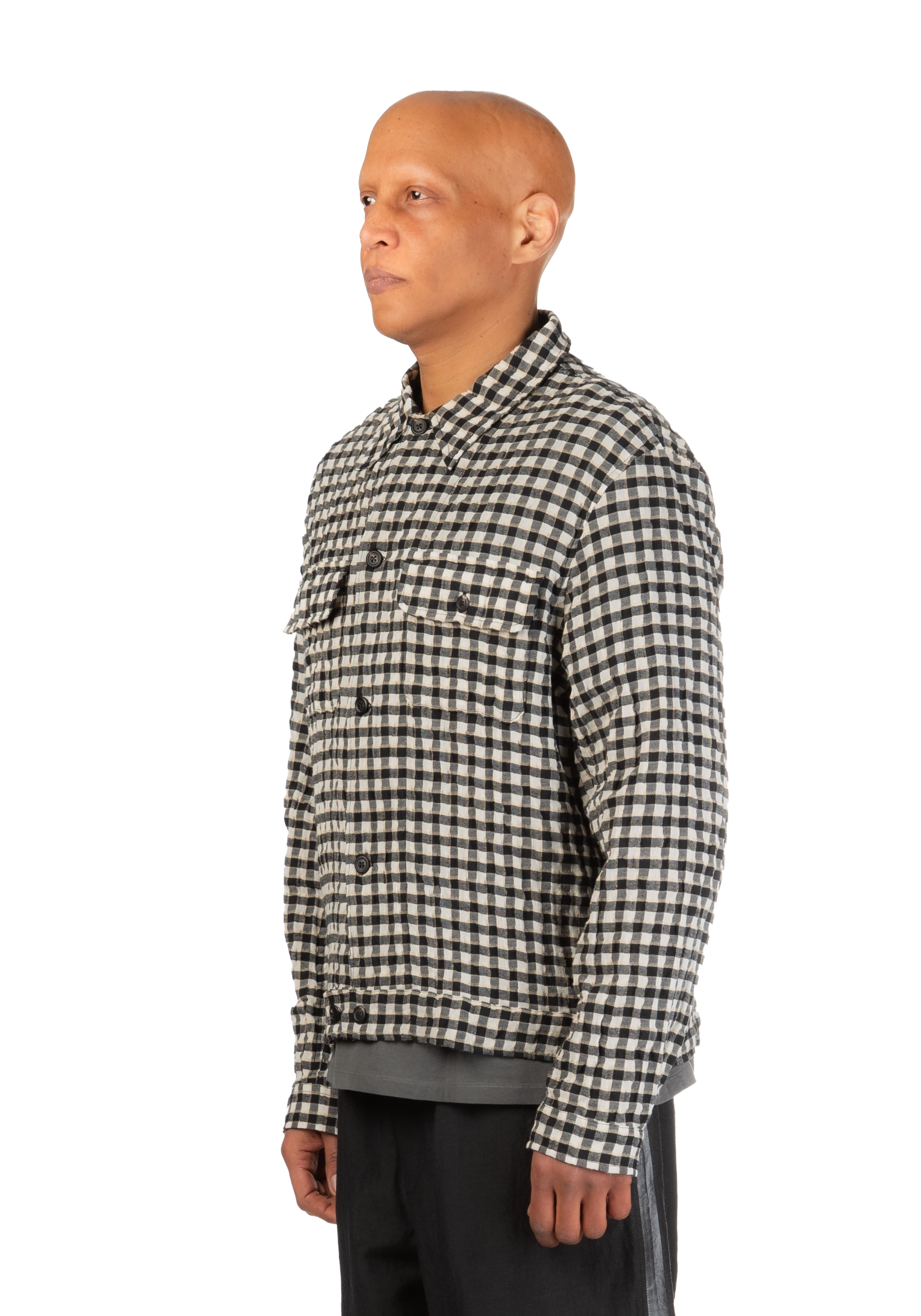 Seersucker Coach Shirt | sold out | OLW0103.2