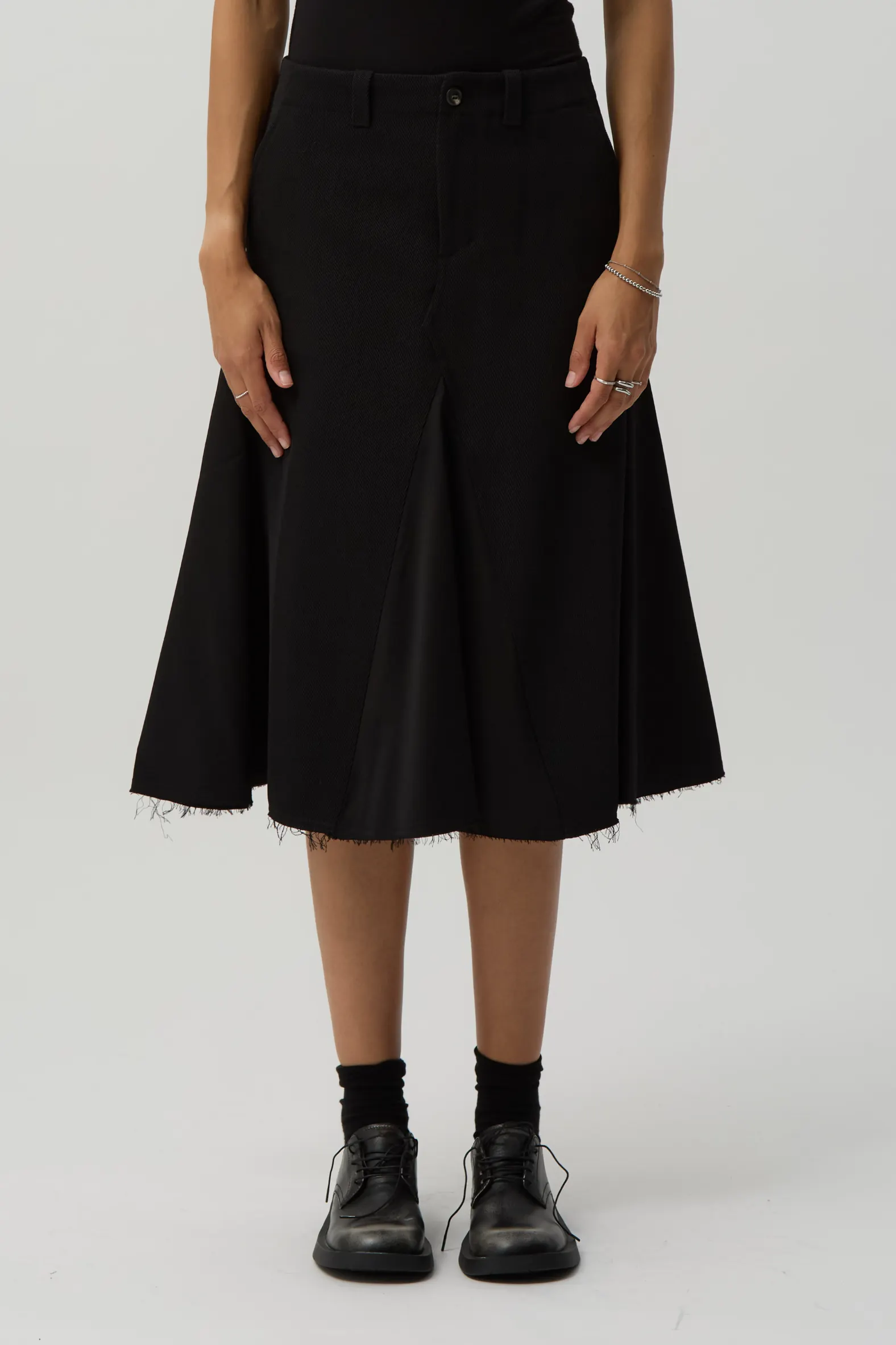 Pit Stop Black Rift Skirt