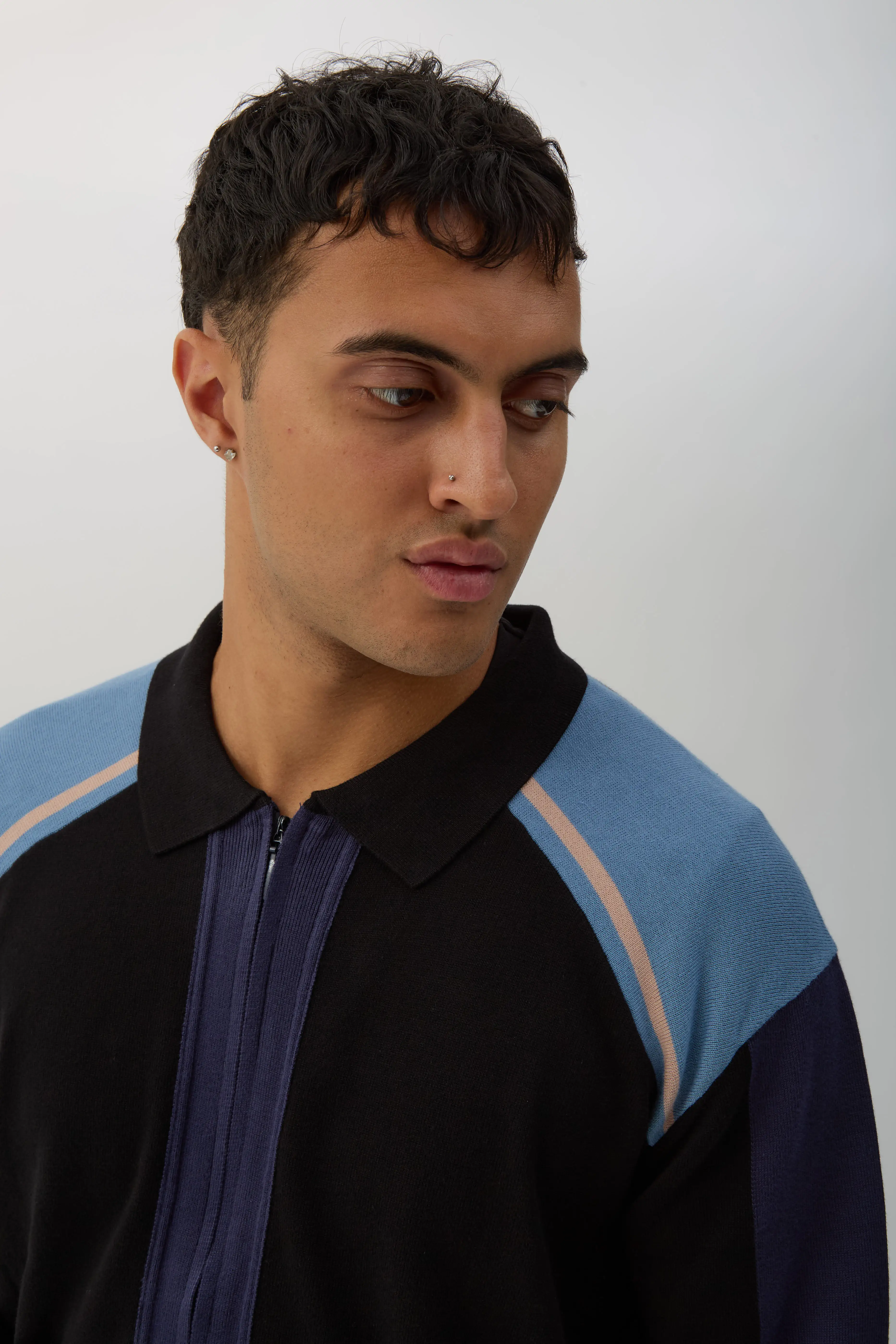 Phantom Black Munno Knit Cardigan