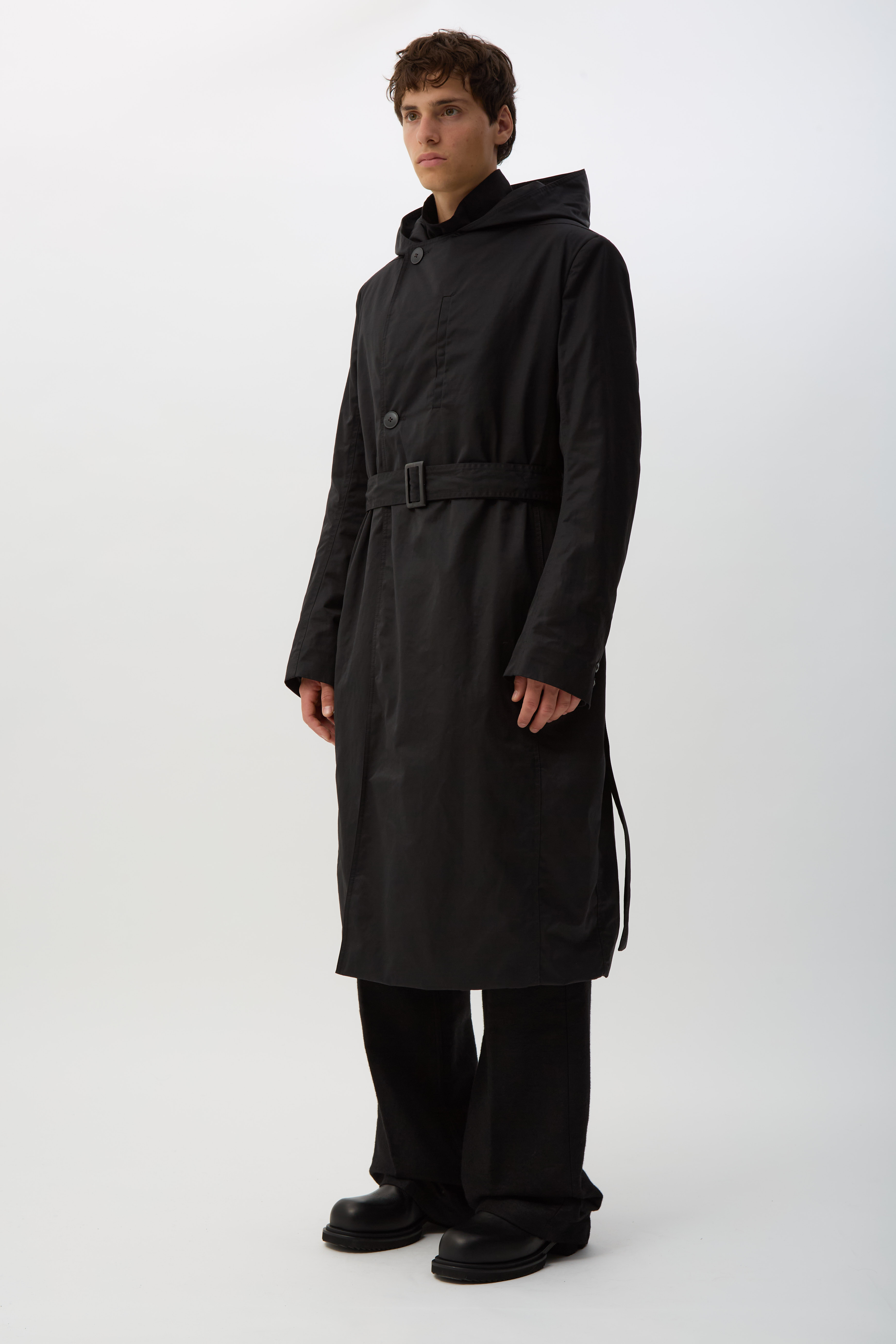 Black Mastodon Trench Coat
