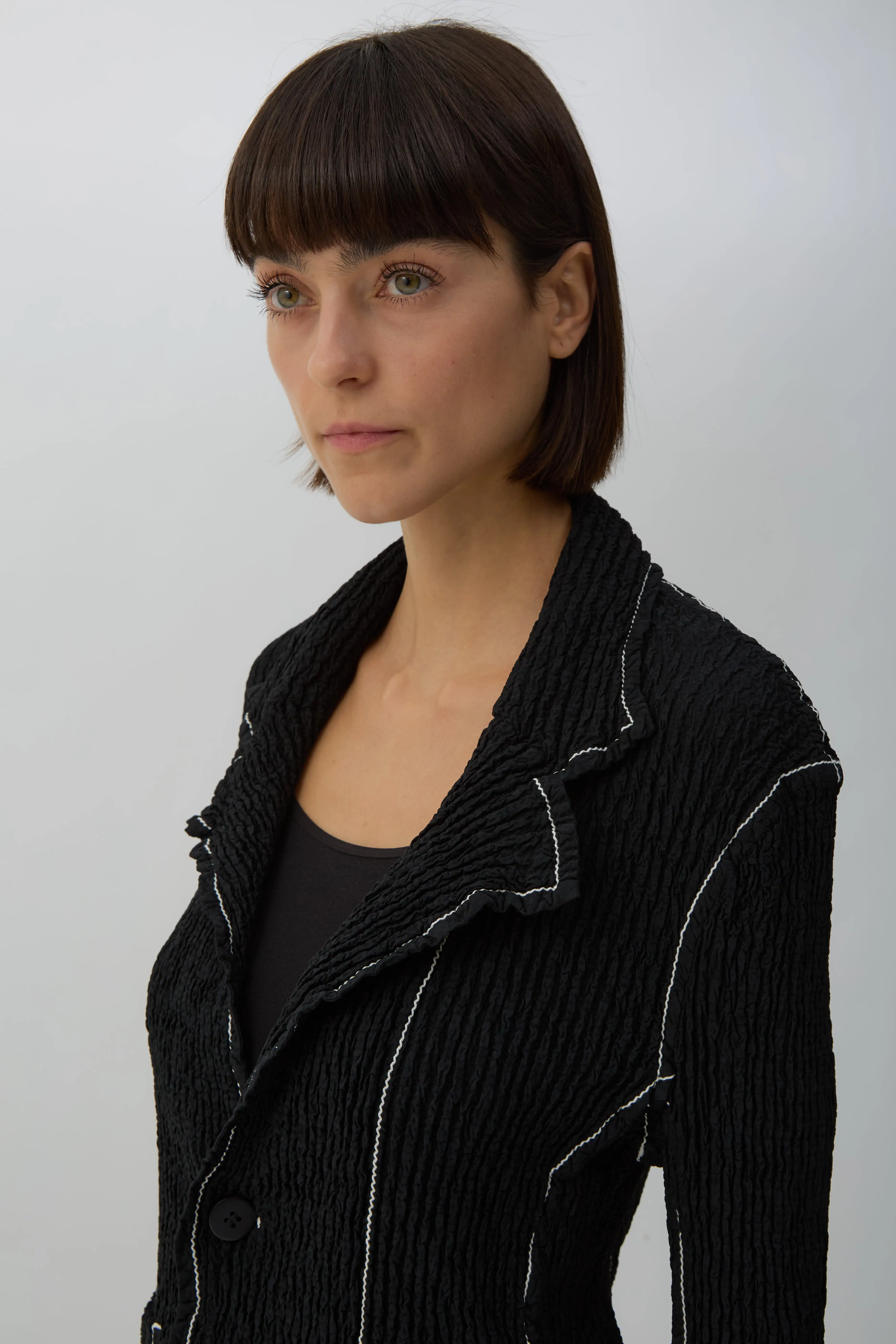 Black Wavelet Ensemble Jacket