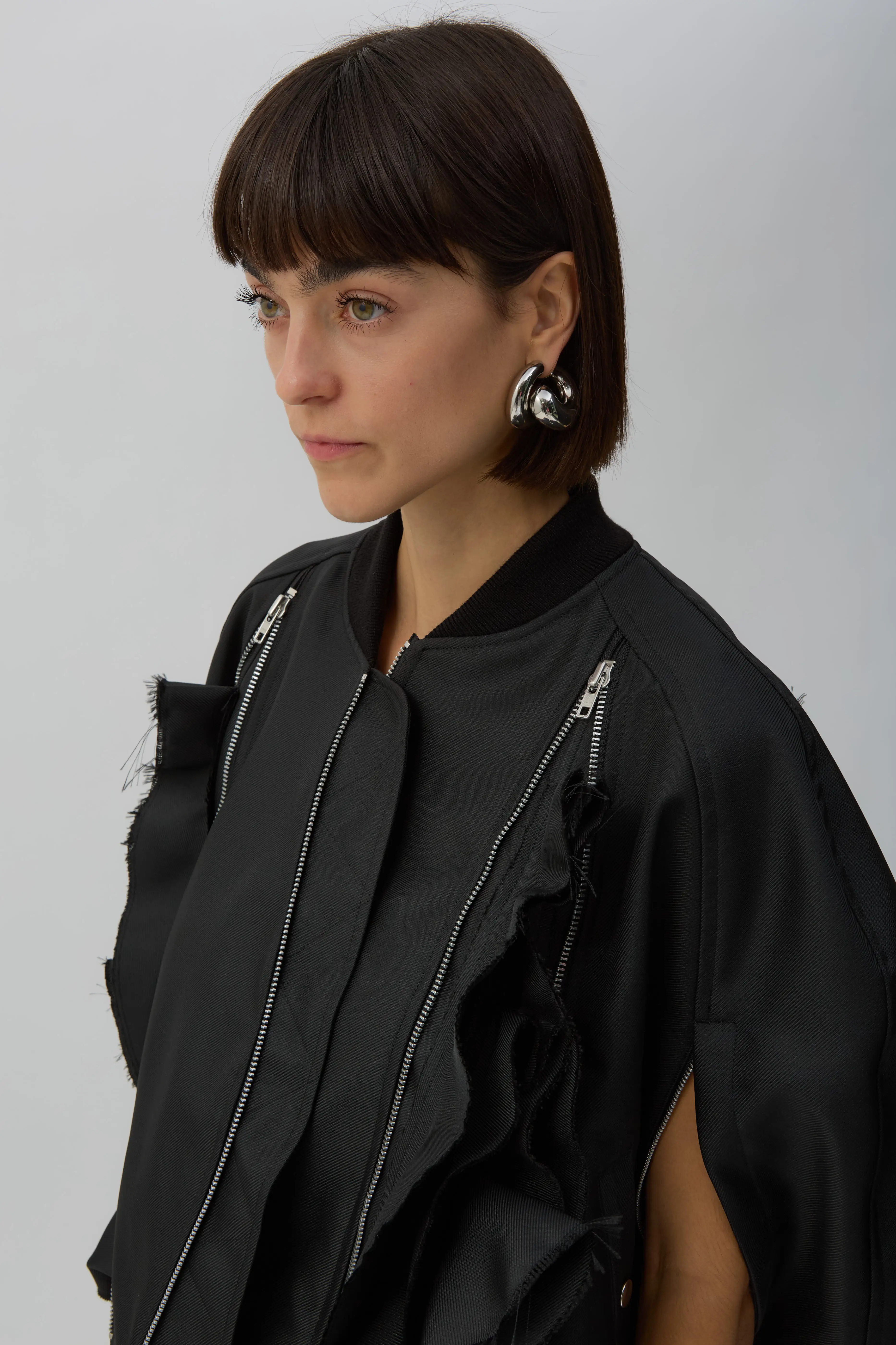 Black Double Zip Jacket