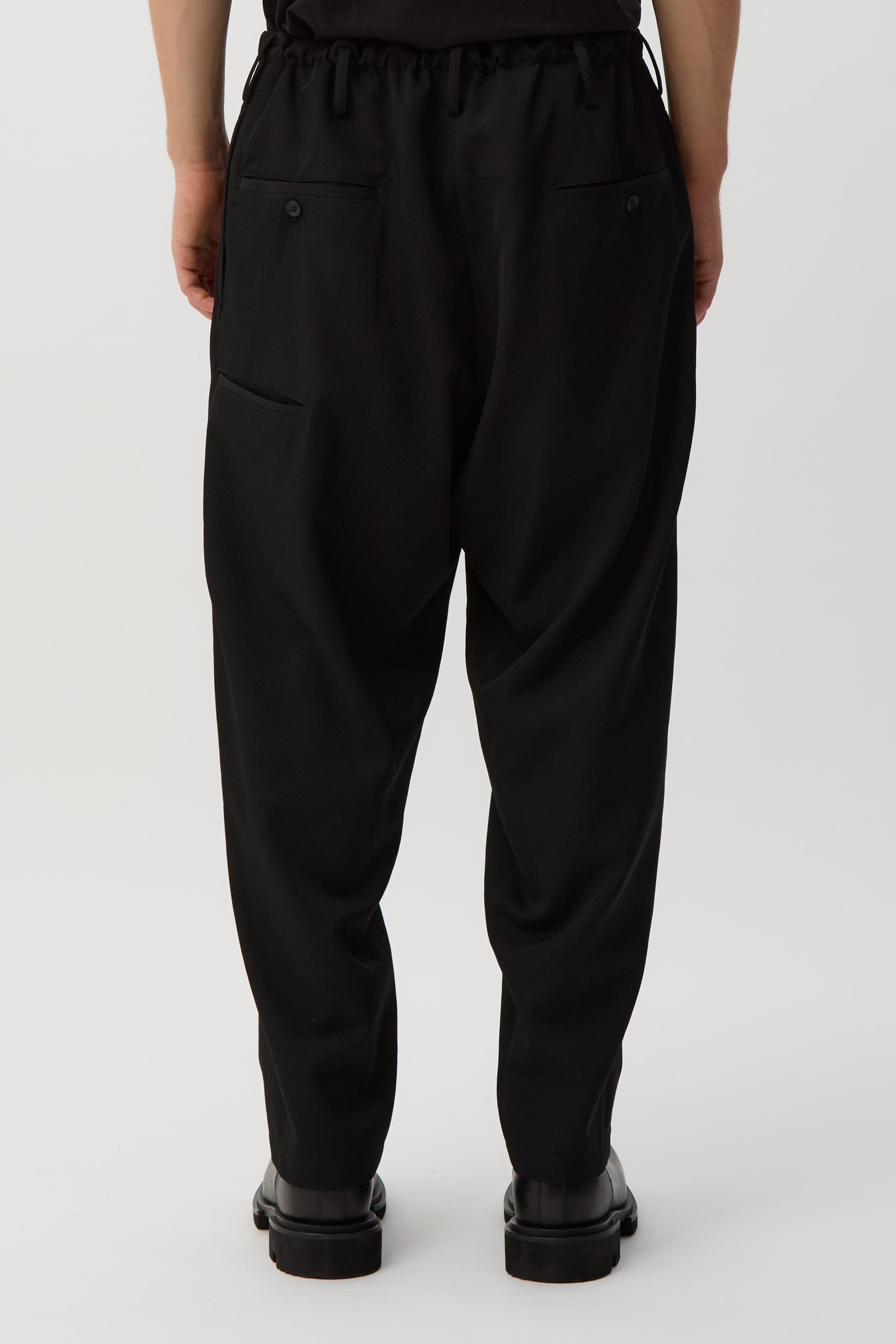 Black New Standard String Pants