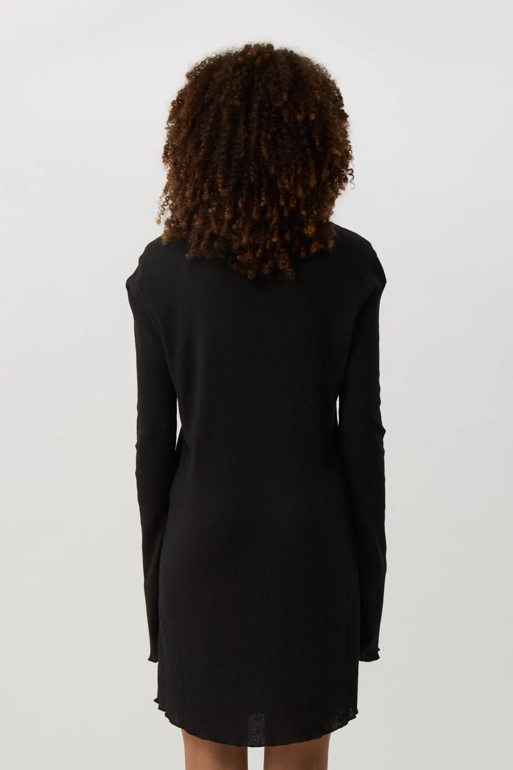 Charred Shade Two Face Dress