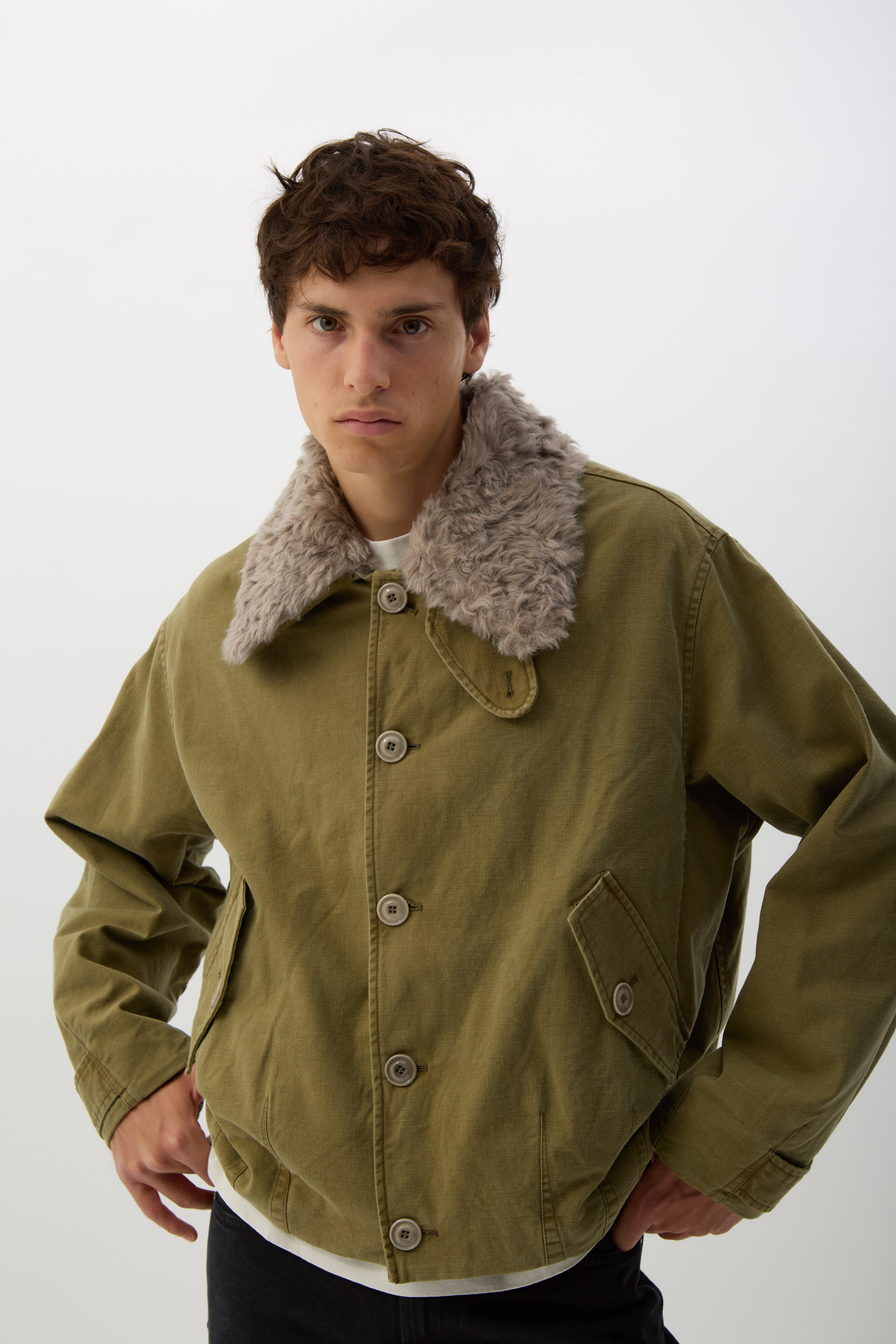 Pigment Khaki Aerial Jacket