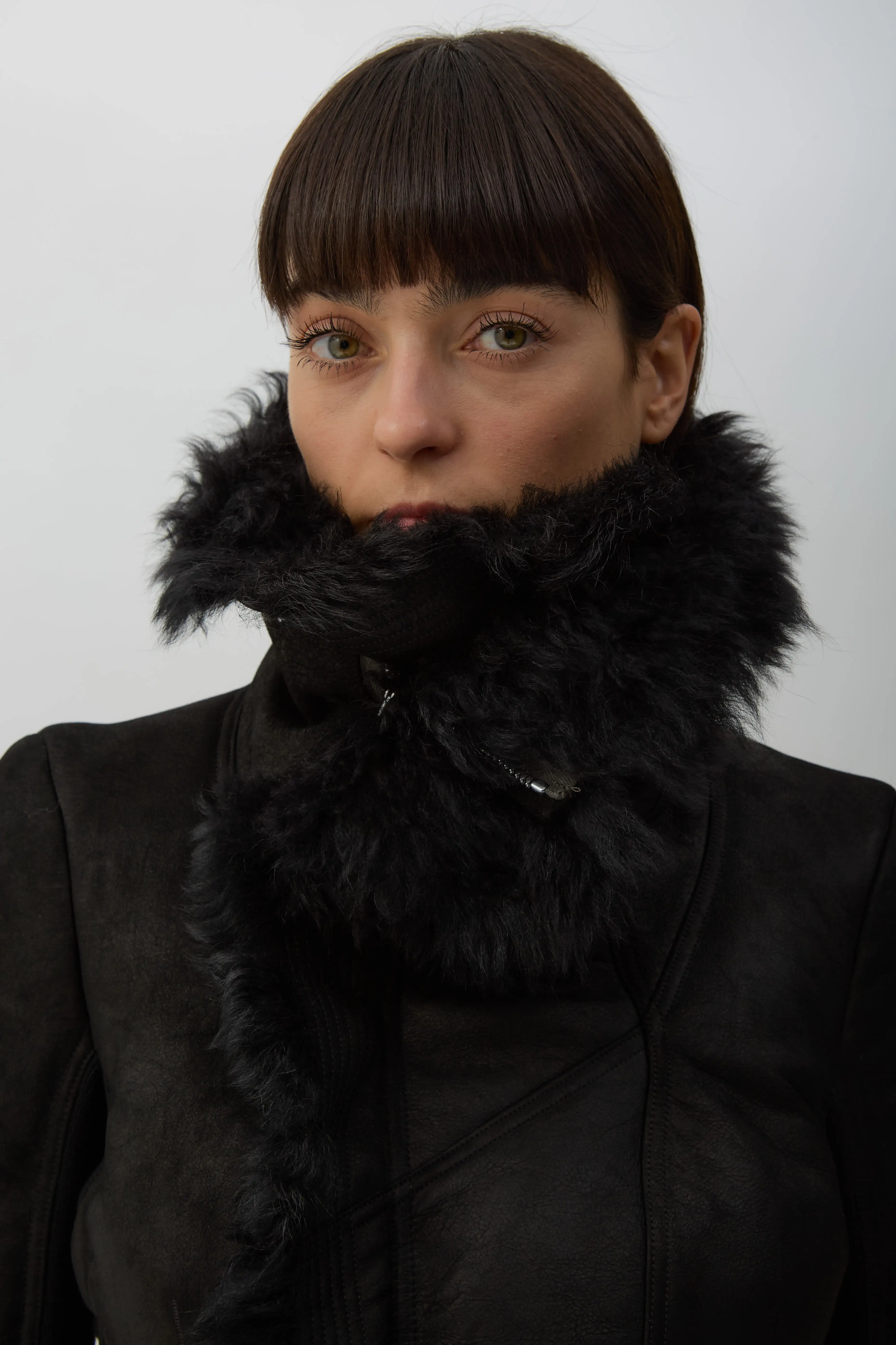 Black Shearling Naska Jacket