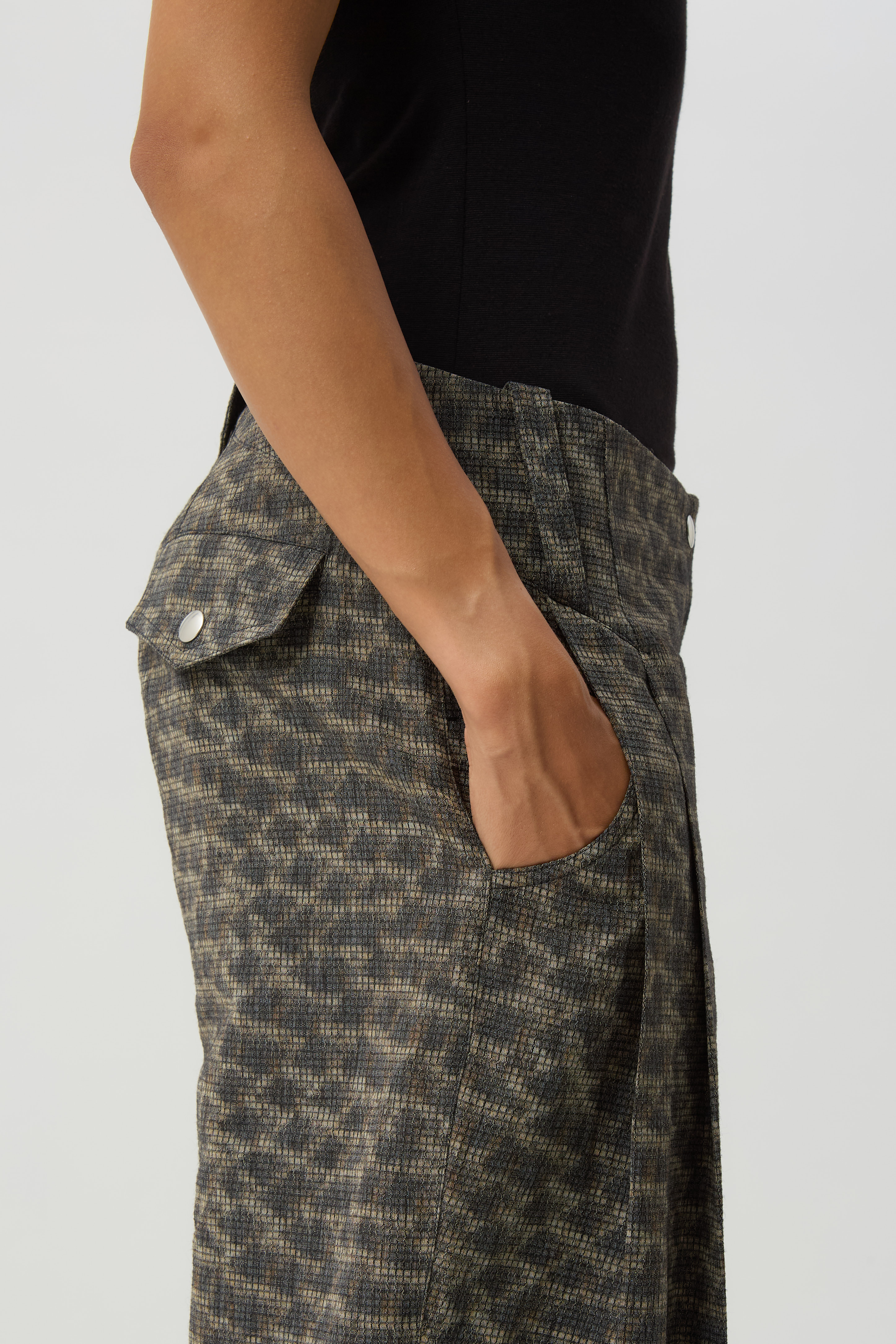 Feather Print Peregrine Trousers