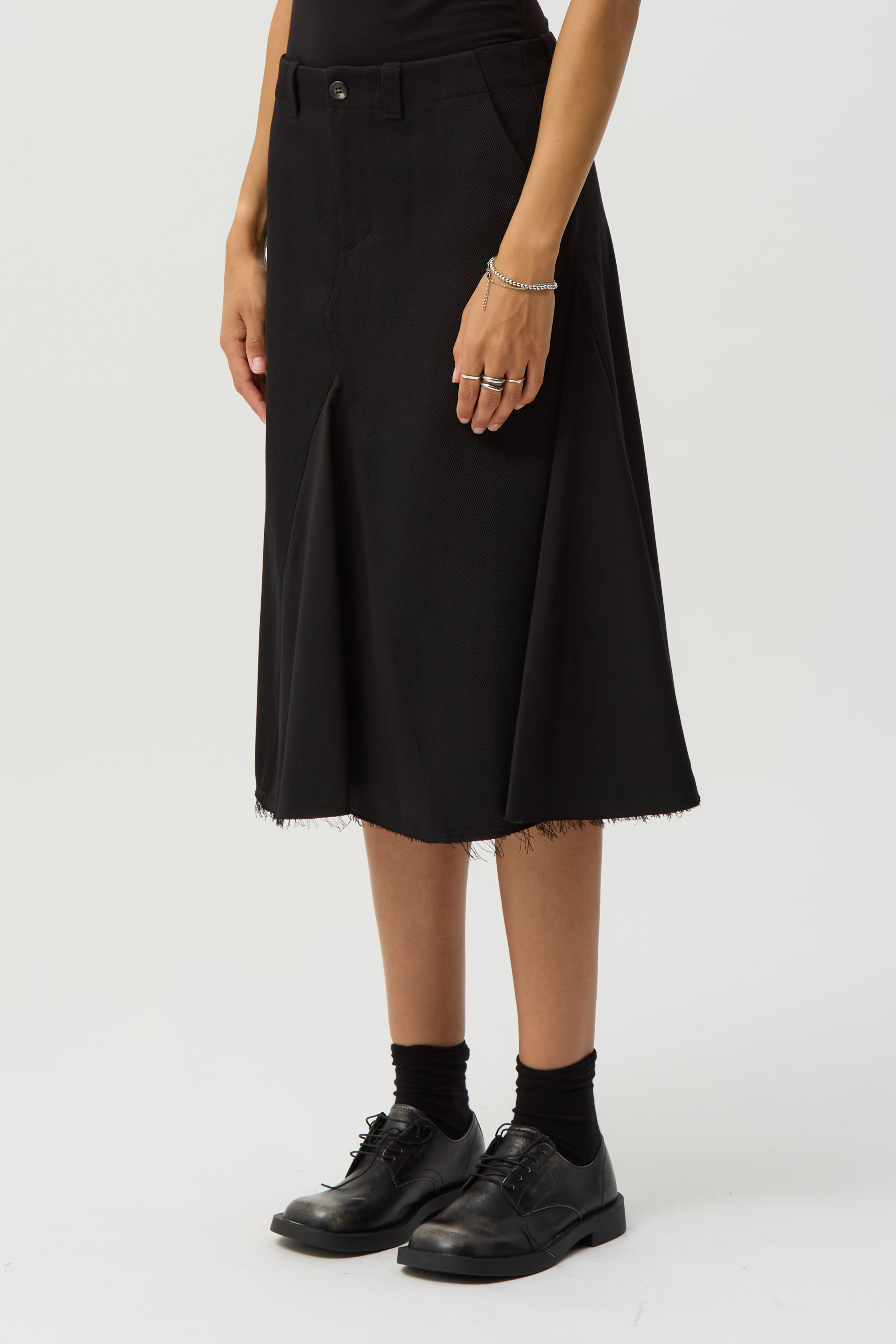 Pit Stop Black Rift Skirt
